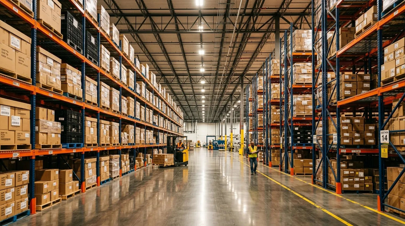 SNT Enterprise industrial logistics warehouse and raw material distribution center